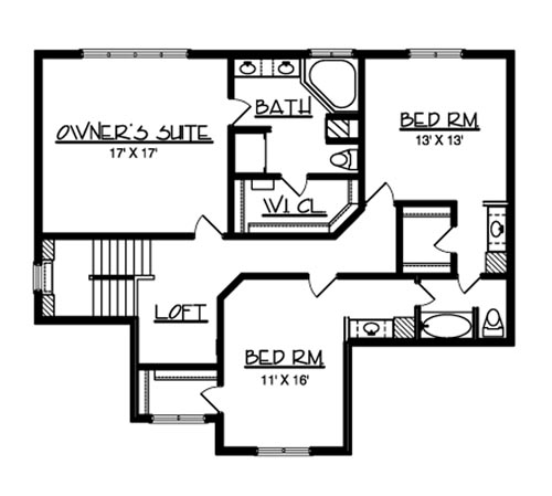 Upper Floor Plan